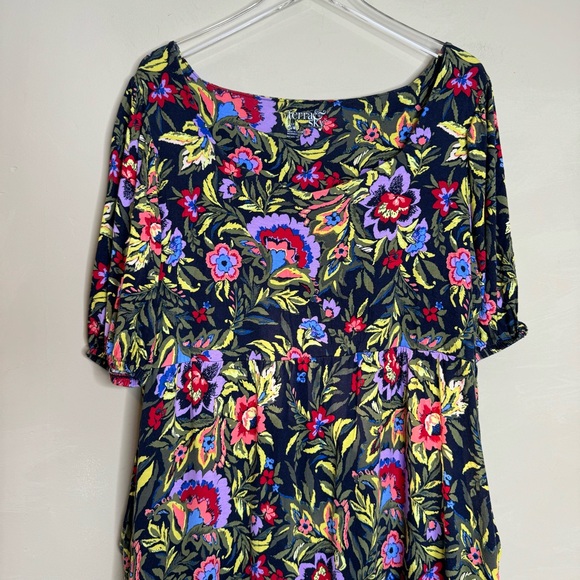 Terra & Sky Women's Plus Size Tiered Maxi Dress size 14W - Picture 6 of 10